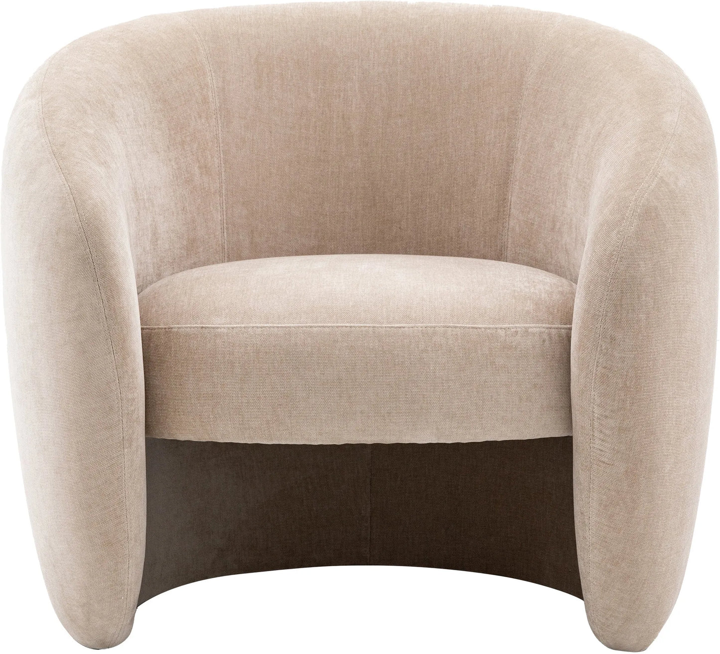 Gallery Direct Curvo Armchair in Cream