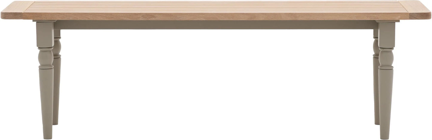 Gallery Direct Eton Dining Bench in Prairie