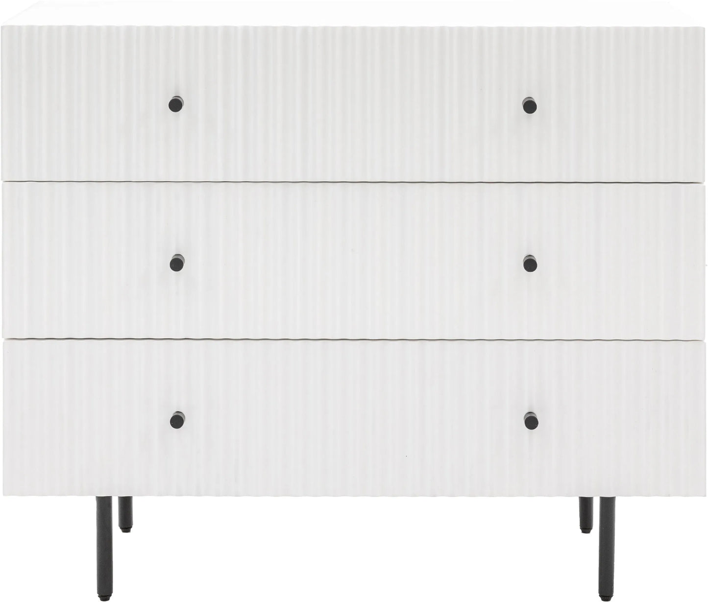 Gallery Direct Buckhurst 3 Drawer Chest in White
