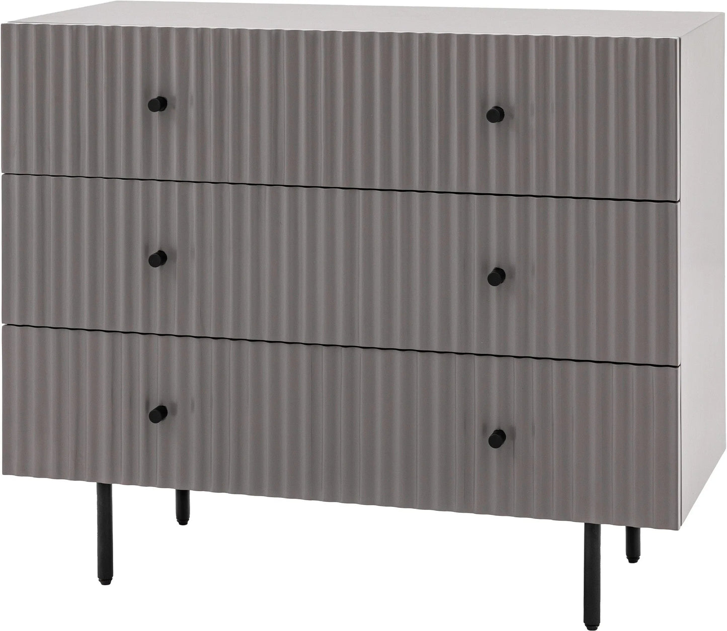 Gallery Direct Buckhurst 3 Drawer Chest in Grey