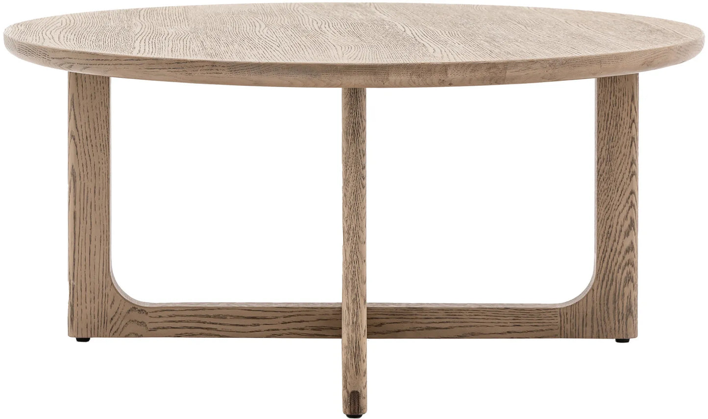 Gallery Direct Craft Round Coffee Table Smoked