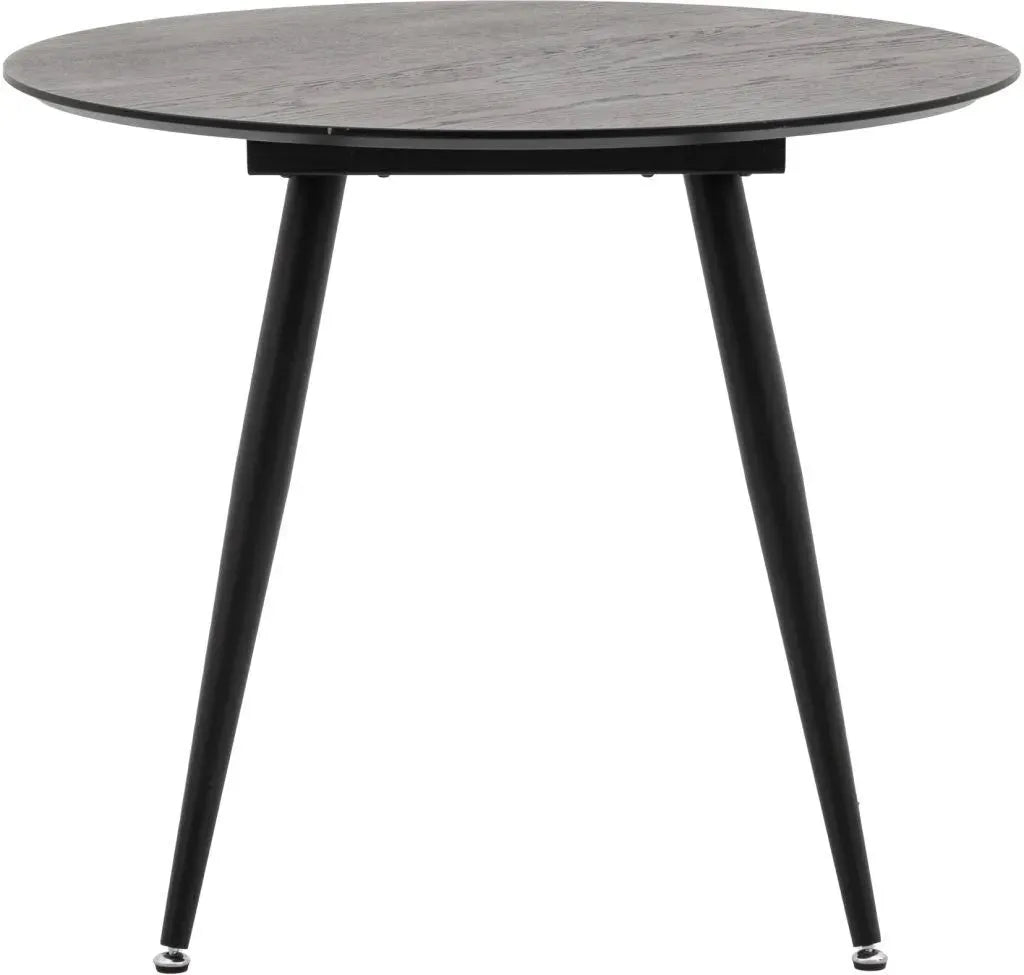 Gallery Direct Astley Round Dining Table Black