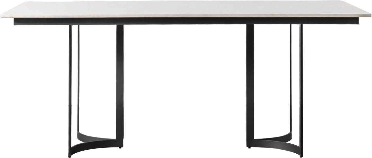 Gallery Direct Everton Dining Table in Black