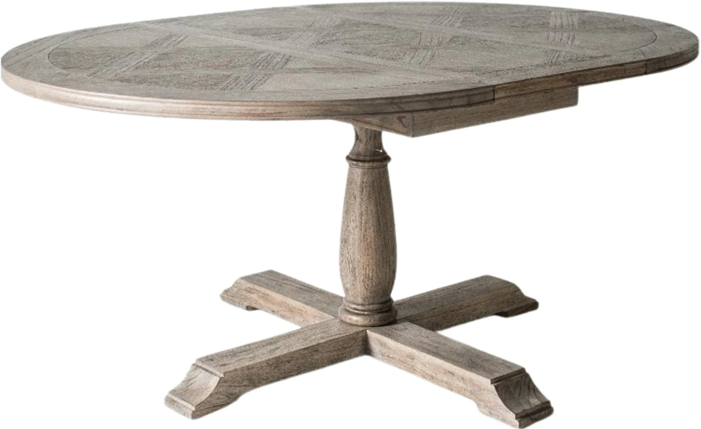 Gallery Direct Mustique Round Extending Dining Table