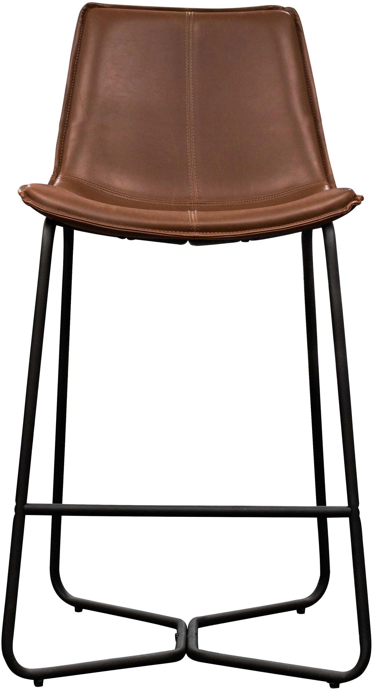 Gallery Direct Pair of Hawking Bar Chairs in Brown
