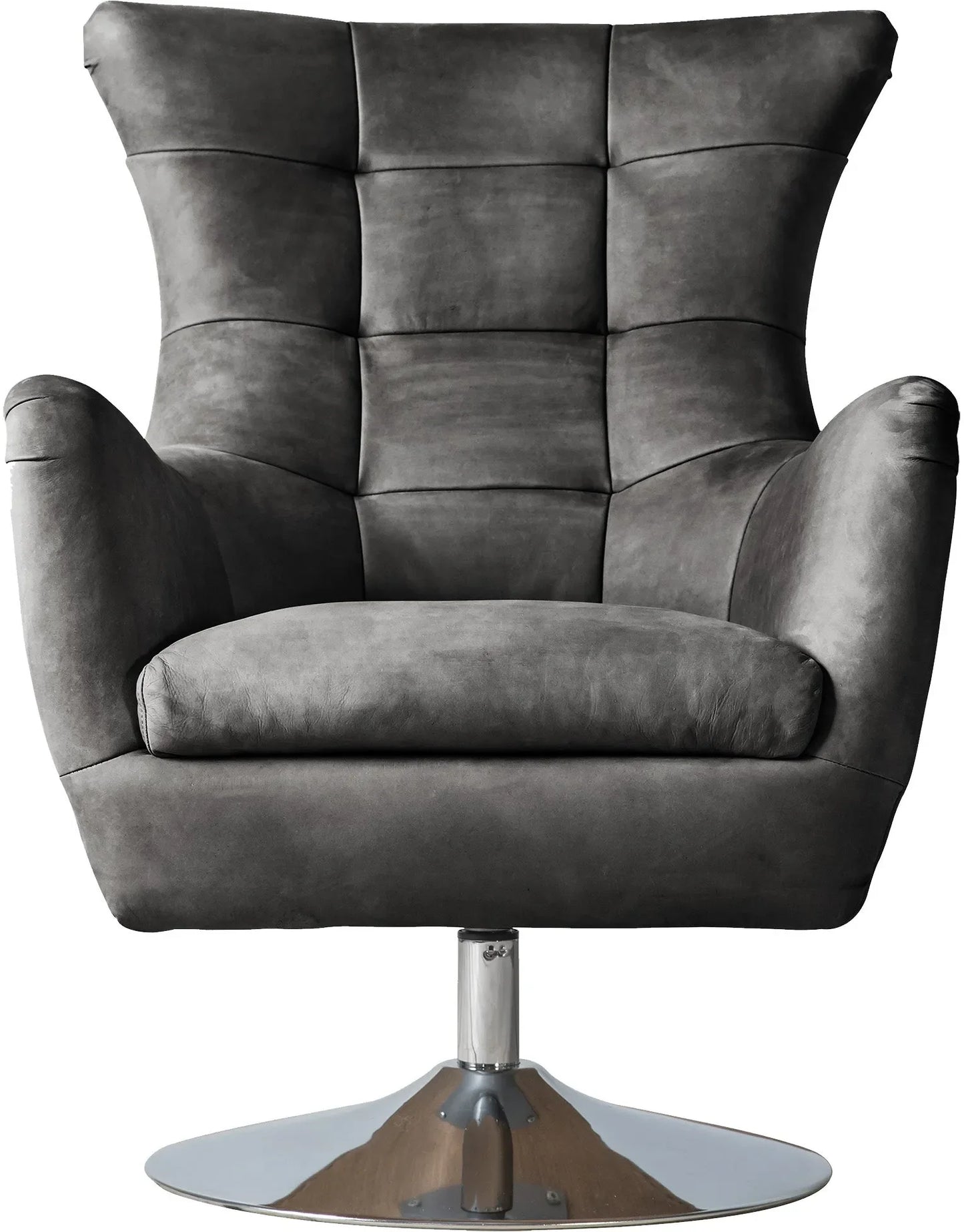 Gallery Direct Bristol Swivel Chair in Antique Ebony