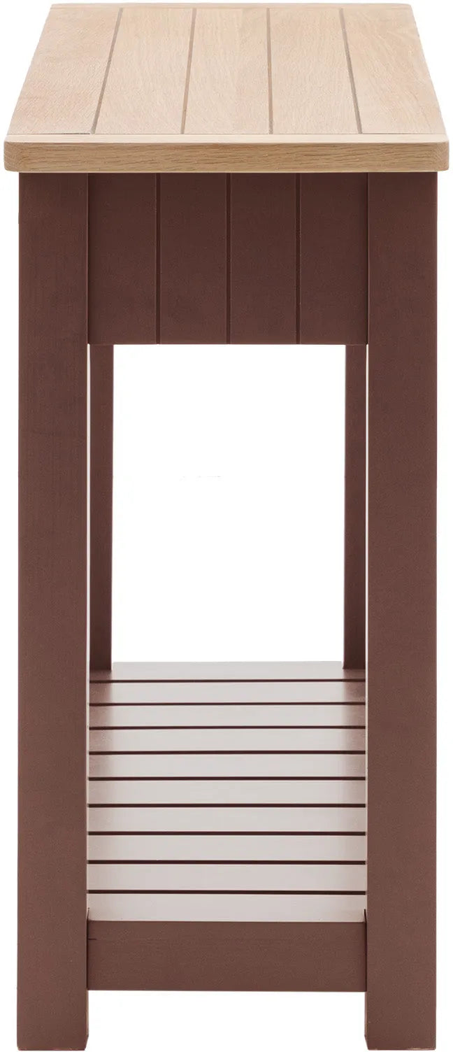 Gallery Direct Eton 2 Drawer Console in Clay