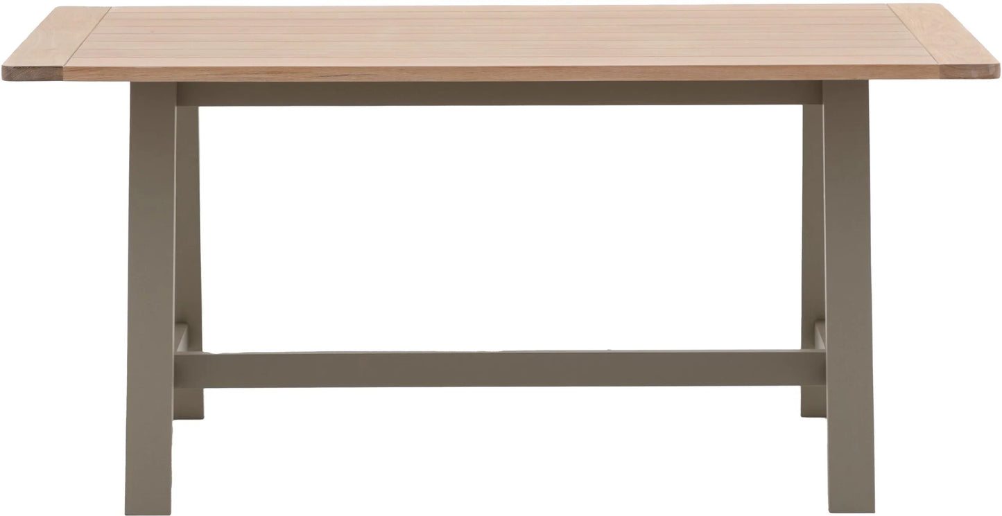 Gallery Direct Eton Trestle Table in Prairie