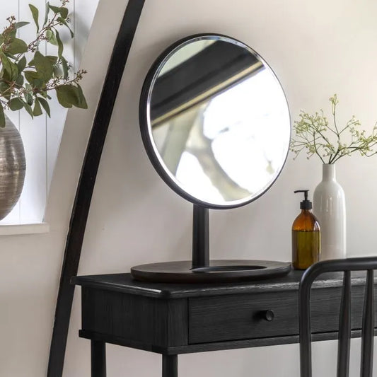 Gallery Direct Wycombe Dressing Mirror Black