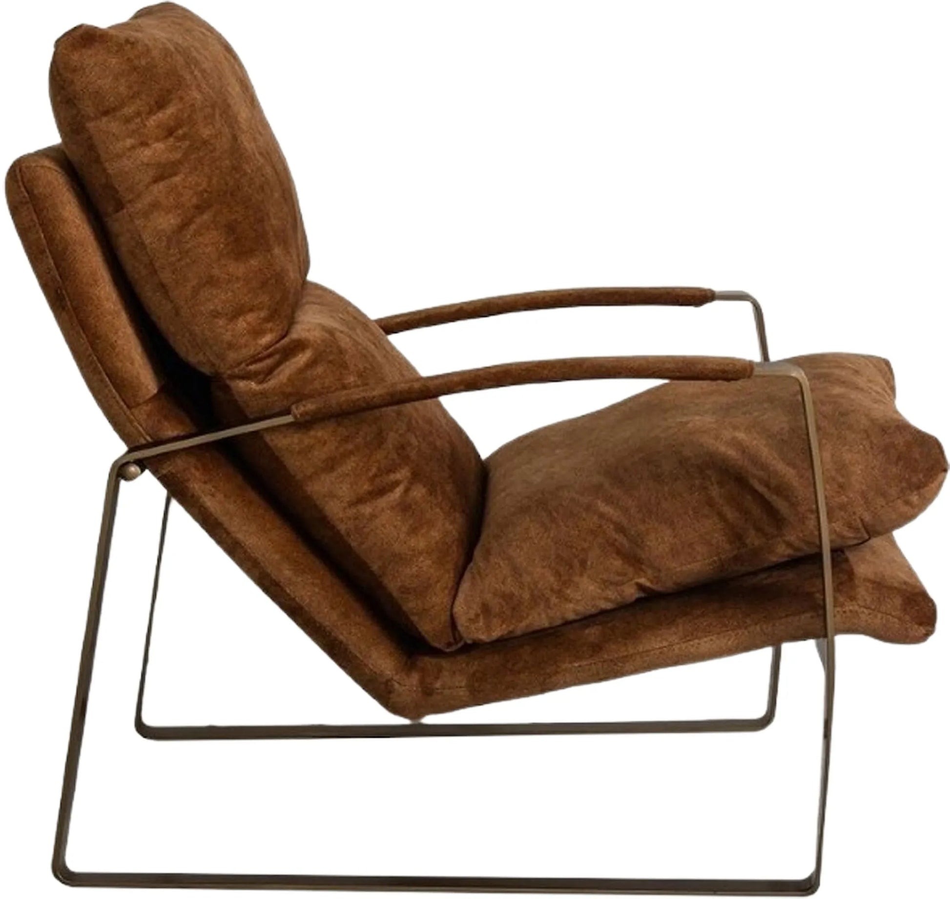 Gallery Direct Fabien Lounge Chair in Ochre