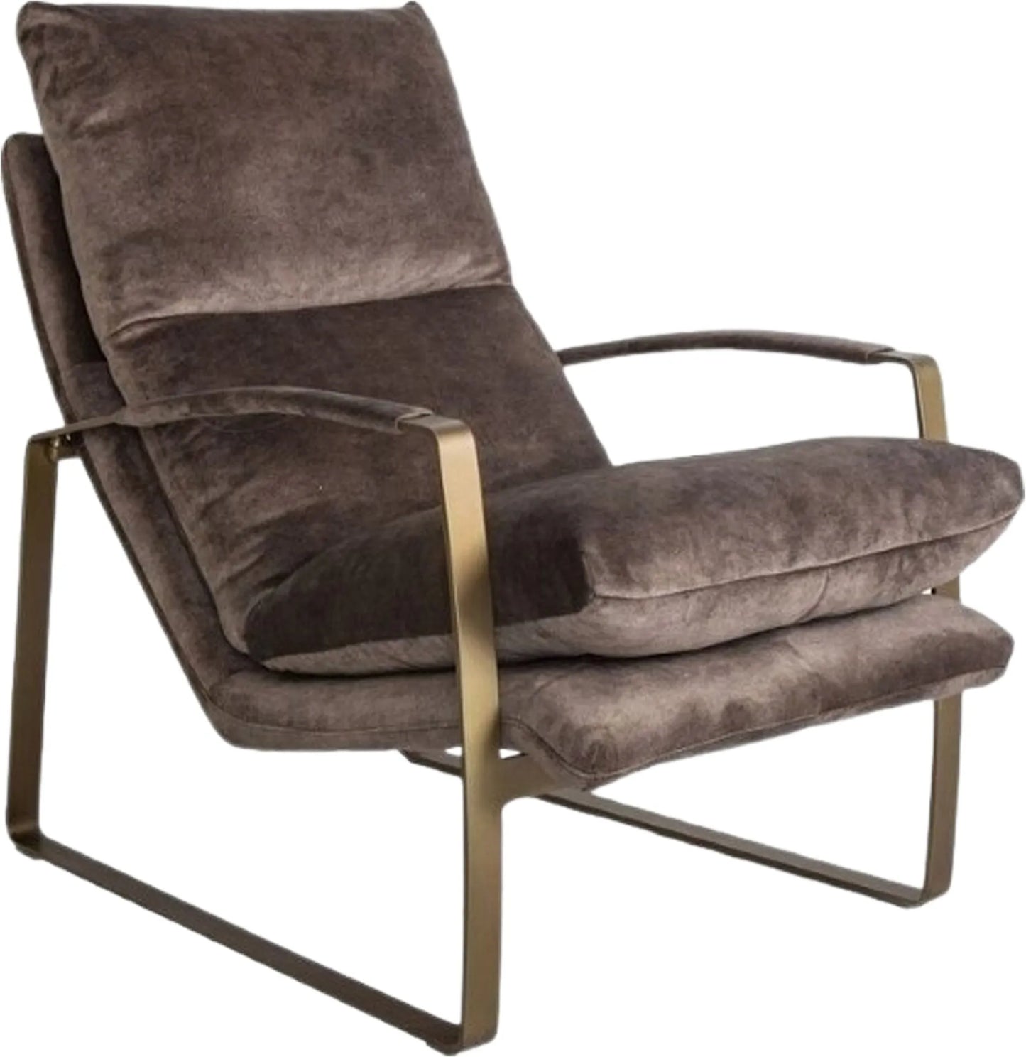 Gallery Direct Fabien Lounge Chair in Mineral