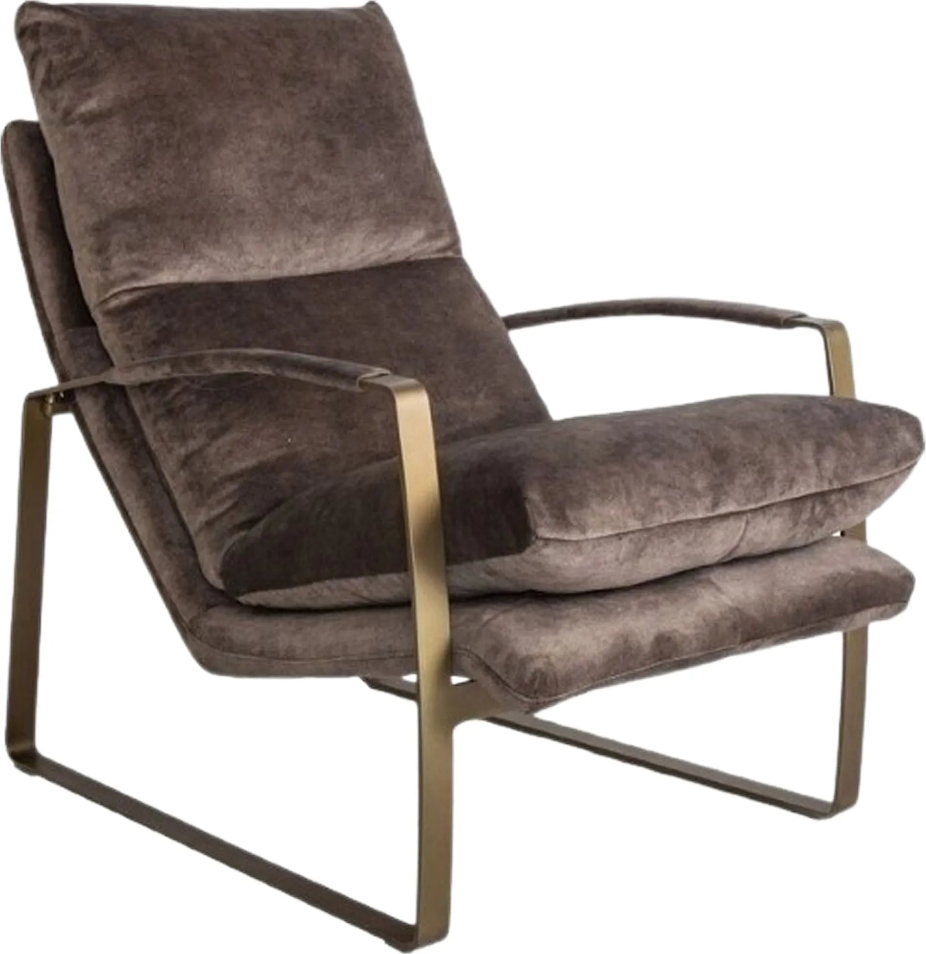 Gallery Direct Fabien Lounge Chair in Mineral