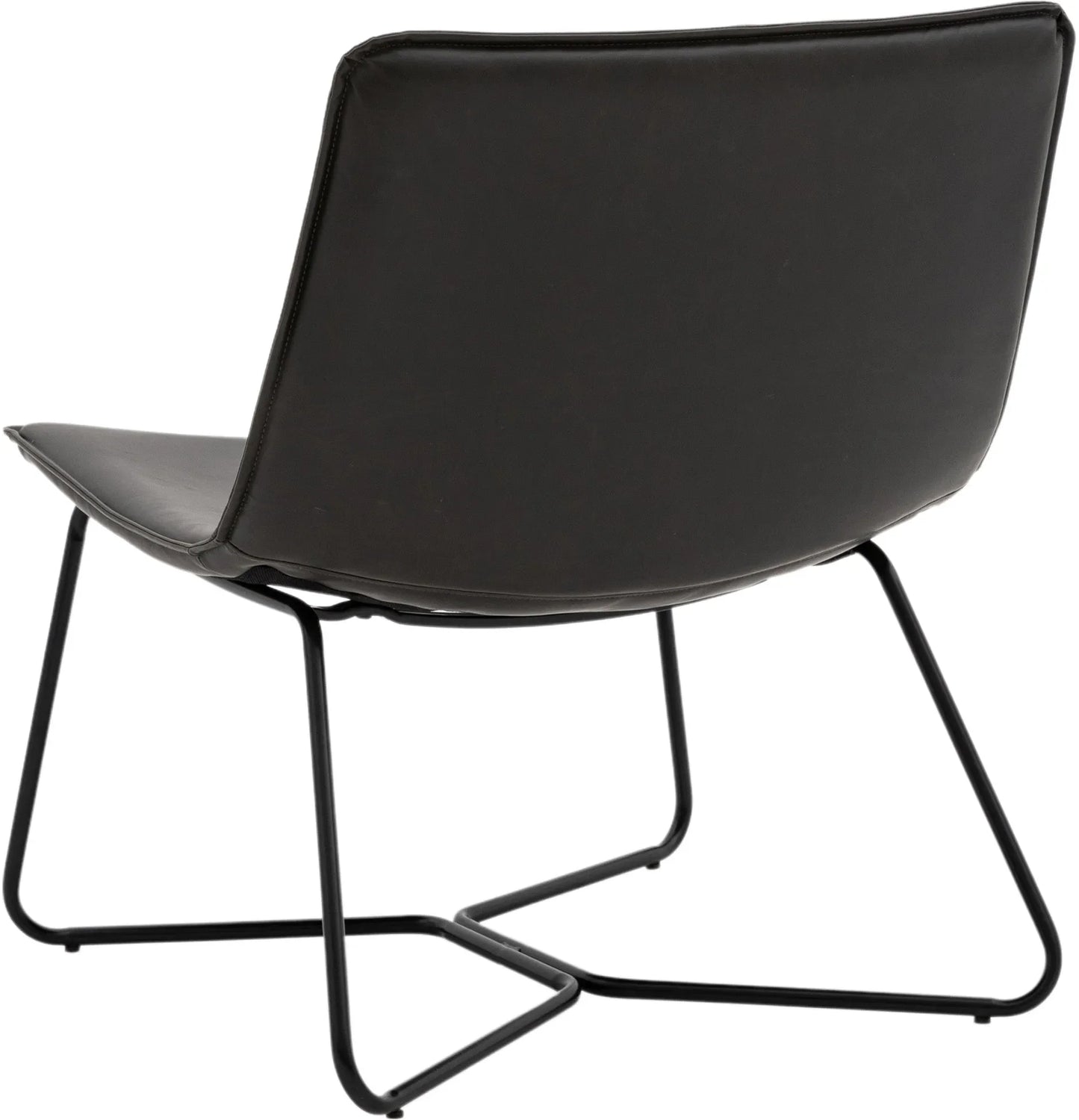Gallery Direct Hawking Lounge Chair in Charcoal