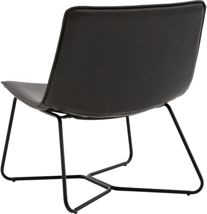 Gallery Direct Hawking Lounge Chair in Charcoal