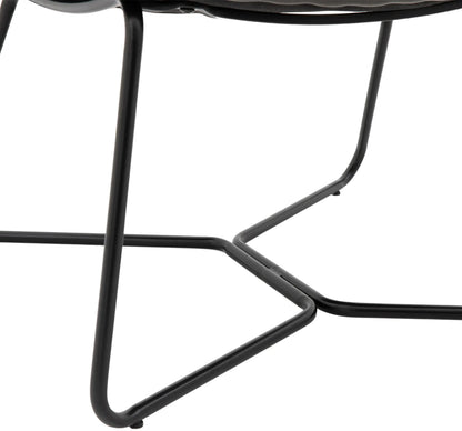 Gallery Direct Hawking Lounge Chair in Charcoal