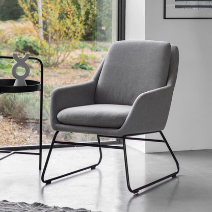 Gallery Direct Funton Chair in Light Grey