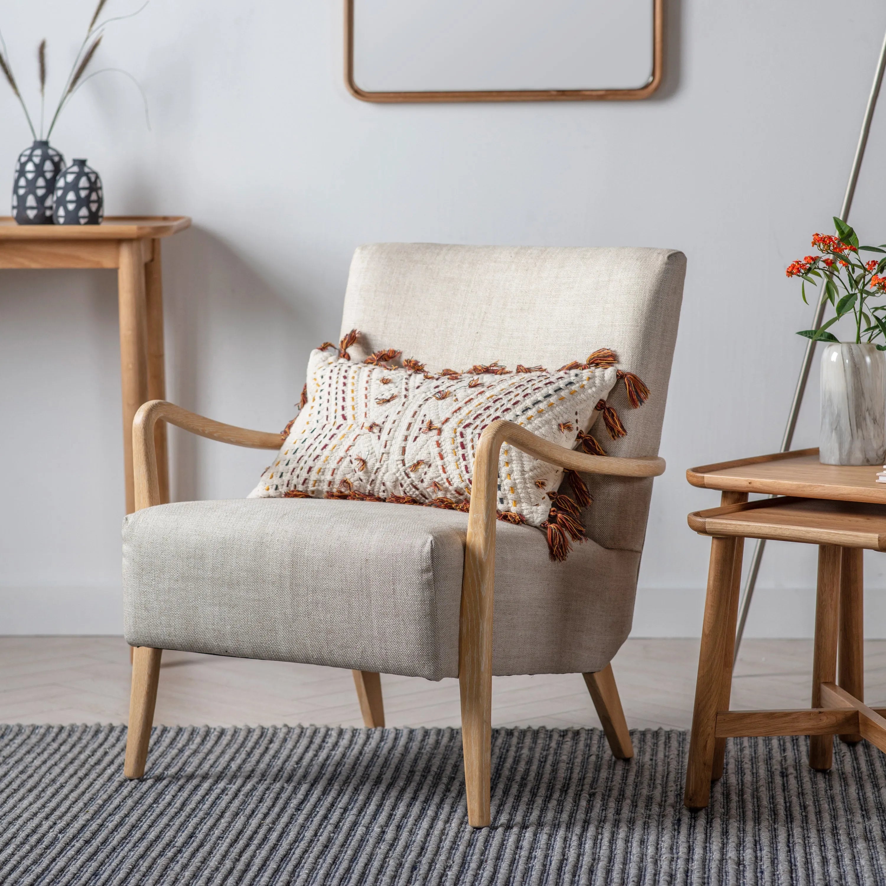 Gallery Direct Chedworth Armchair in Natural Linen