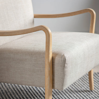 Gallery Direct Chedworth Armchair in Natural Linen