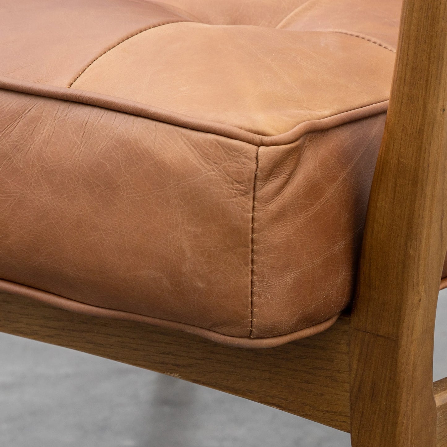 Gallery Direct Humber Armchair in Vintage Brown Leather