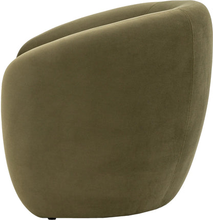 Gallery Direct Curvo Armchair in Moss Green