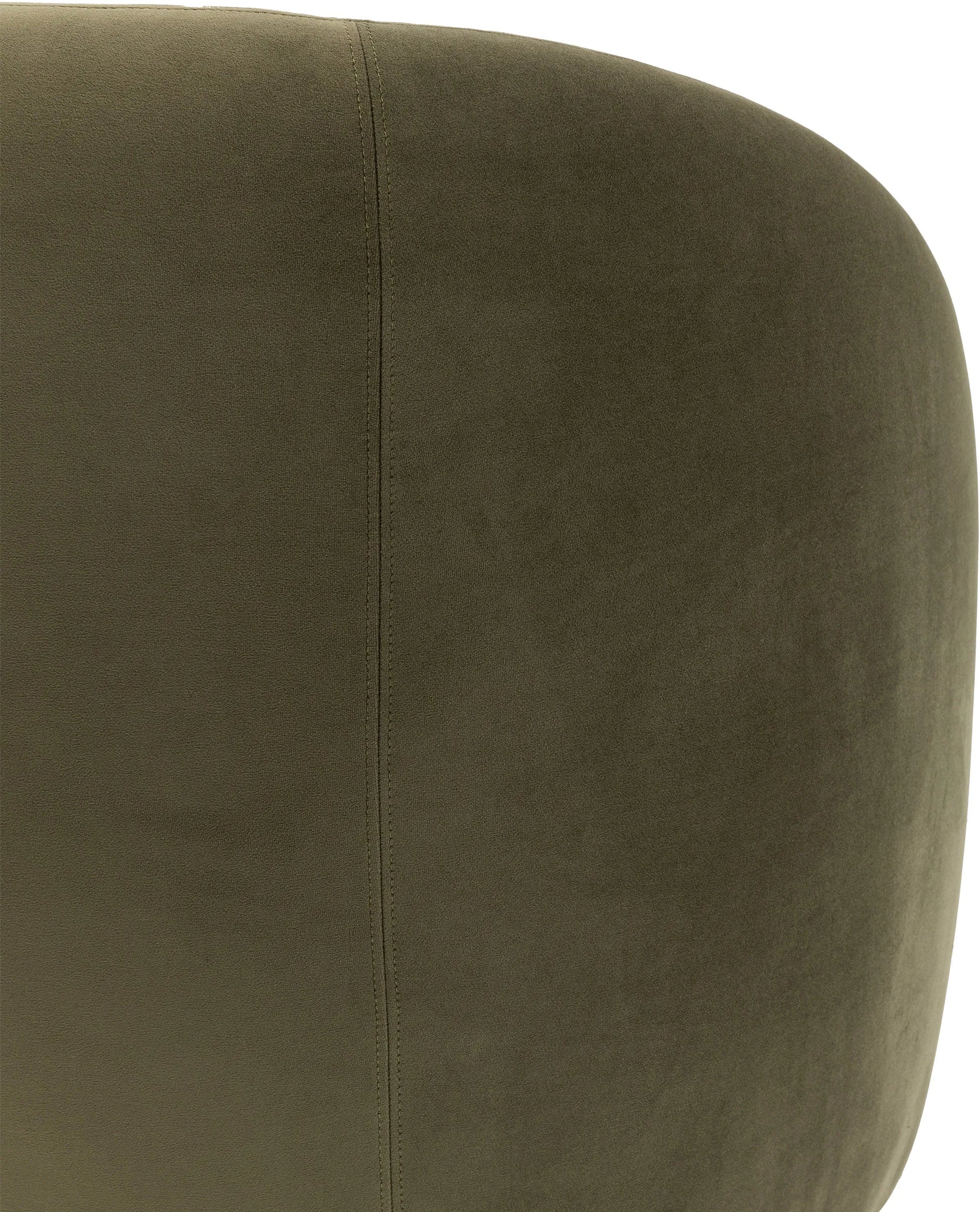 Gallery Direct Curvo Armchair in Moss Green