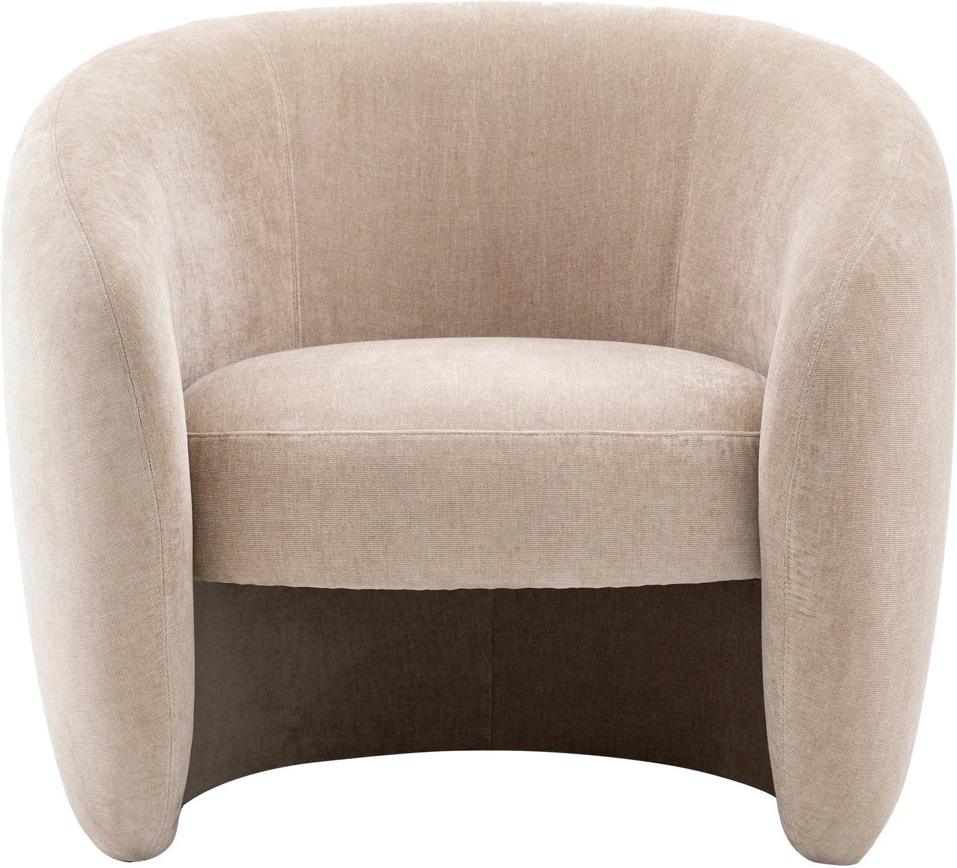 Gallery Direct Curvo Armchair in Cream