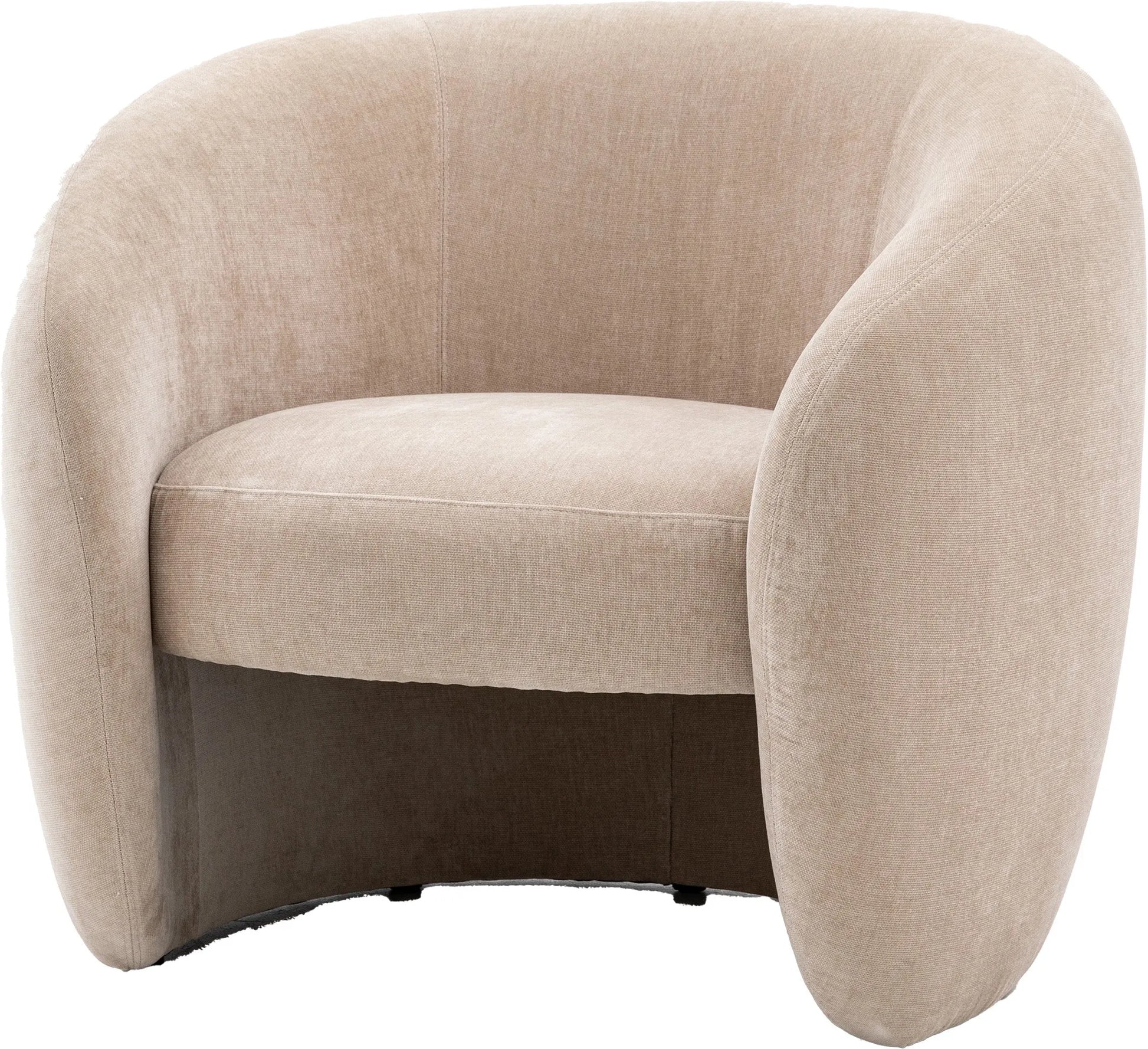 Gallery Direct Curvo Armchair in Cream