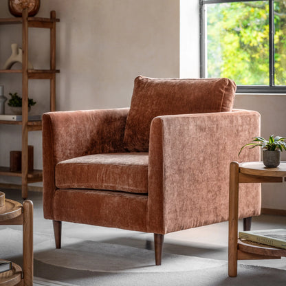 Gallery Direct Gateford Armchair in Rust