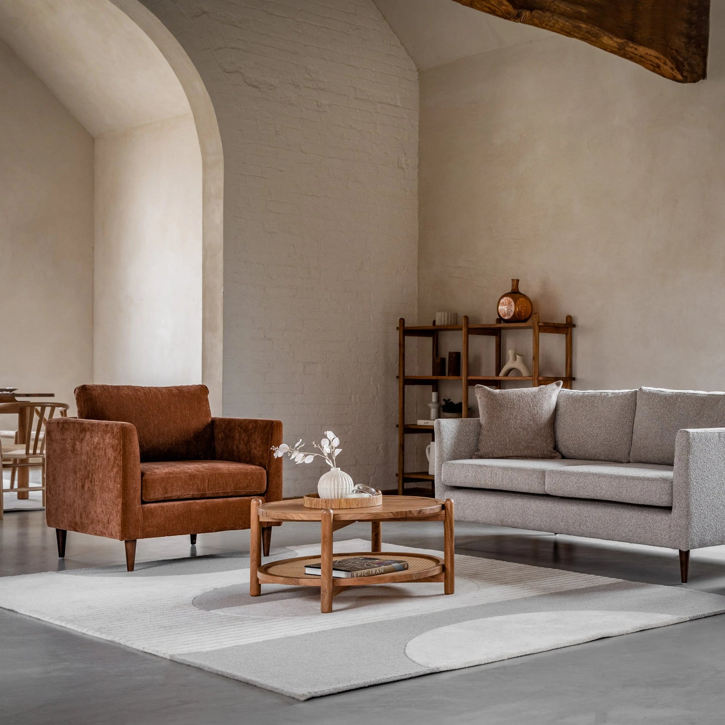 Gallery Direct Gateford Armchair in Rust