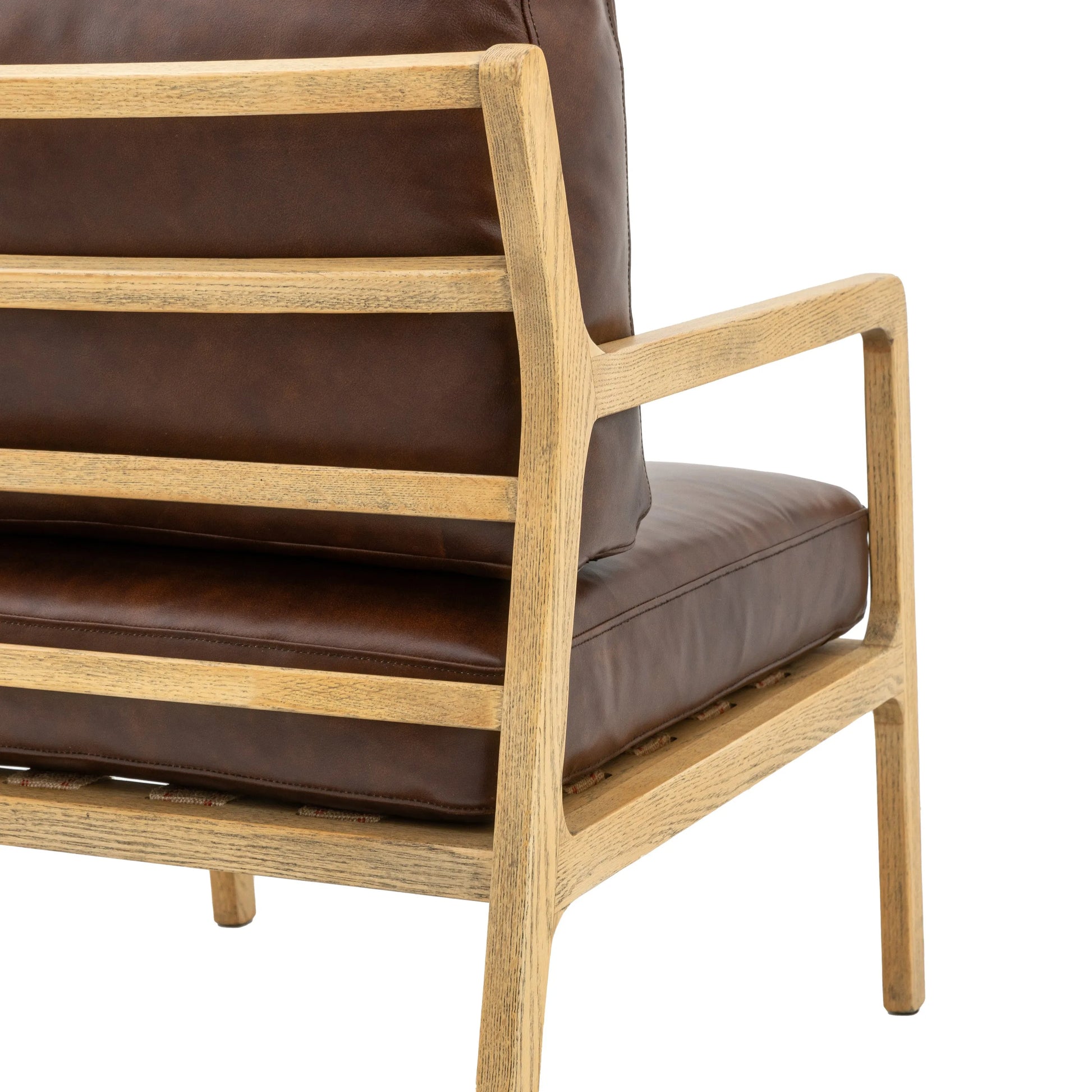 Gallery Direct Cortona Armchair in Antique Brown Leather