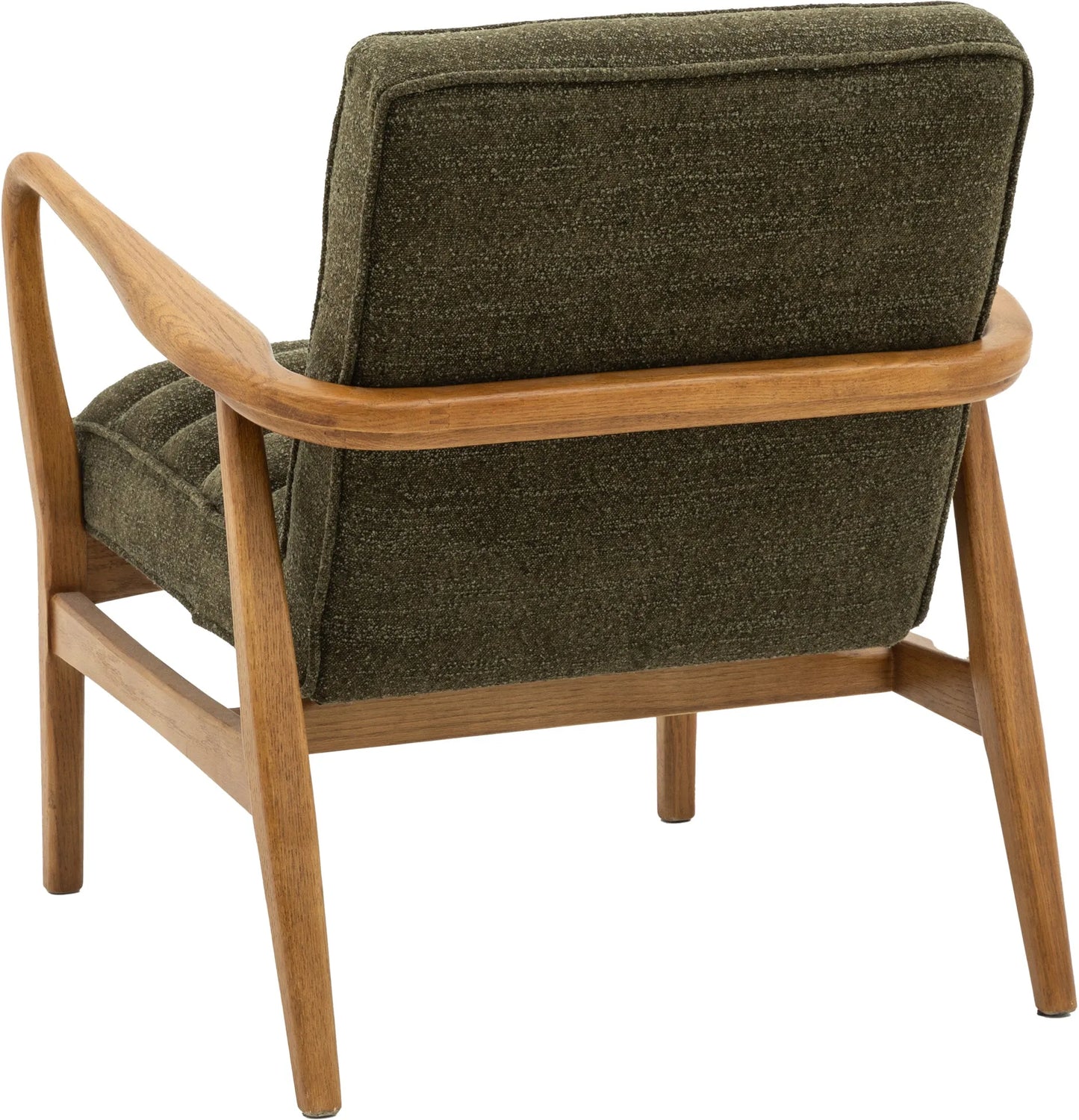 Gallery Direct Datsun Armchair in Green Boucle