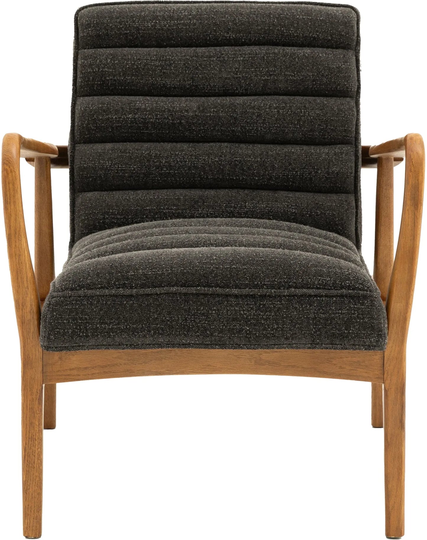 Gallery Direct Datsun Armchair in Charcoal Boucle