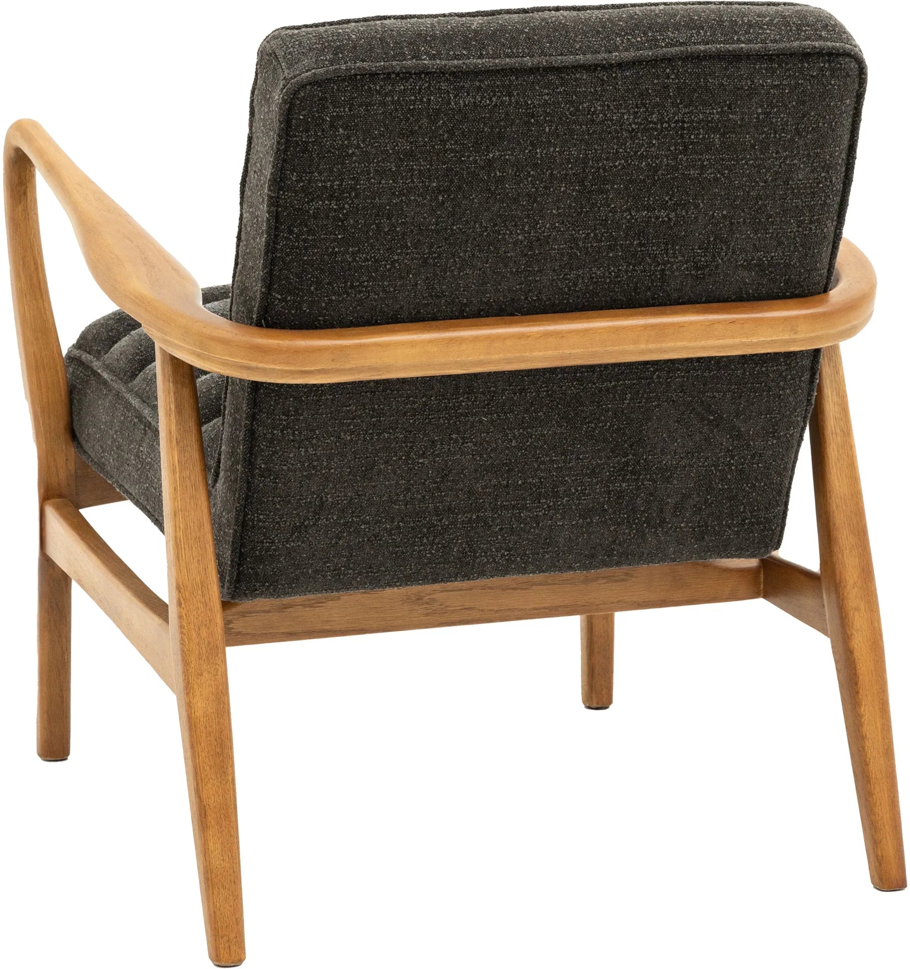 Gallery Direct Datsun Armchair in Charcoal Boucle