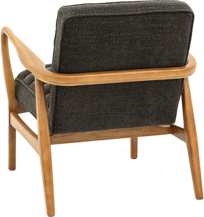 Gallery Direct Datsun Armchair in Charcoal Boucle