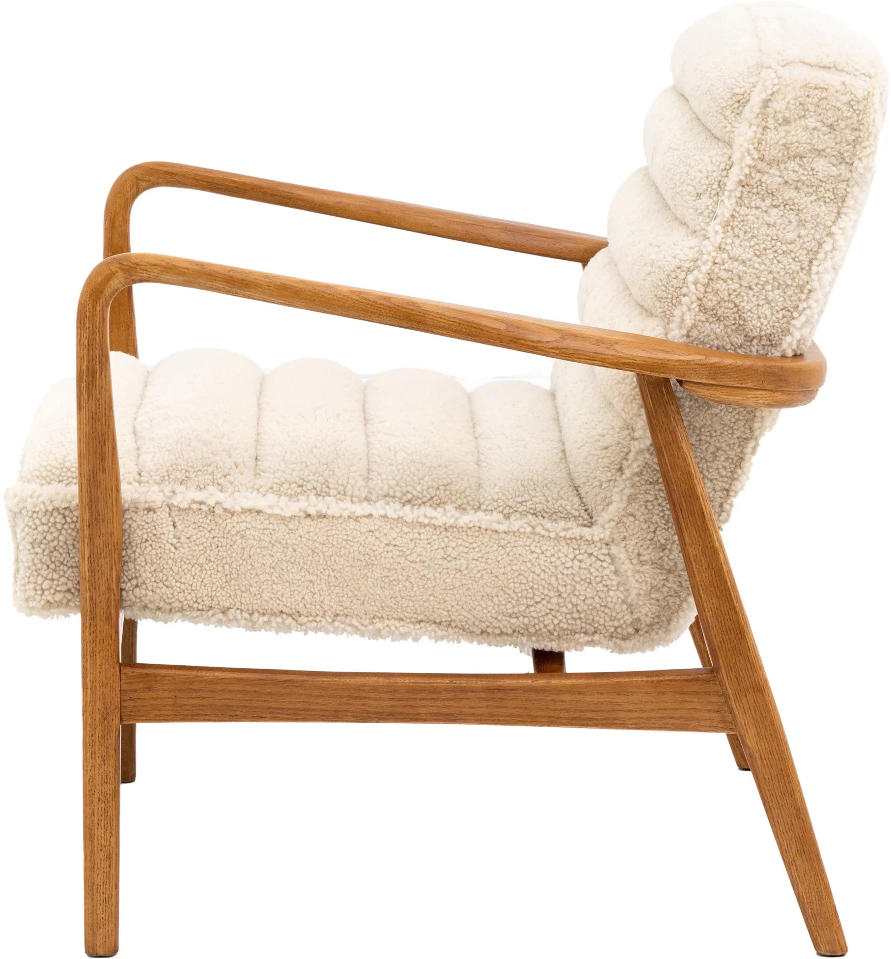 Gallery Direct Datsun Armchair in Cream Sheepskin