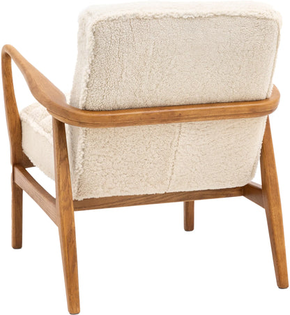 Gallery Direct Datsun Armchair in Cream Sheepskin
