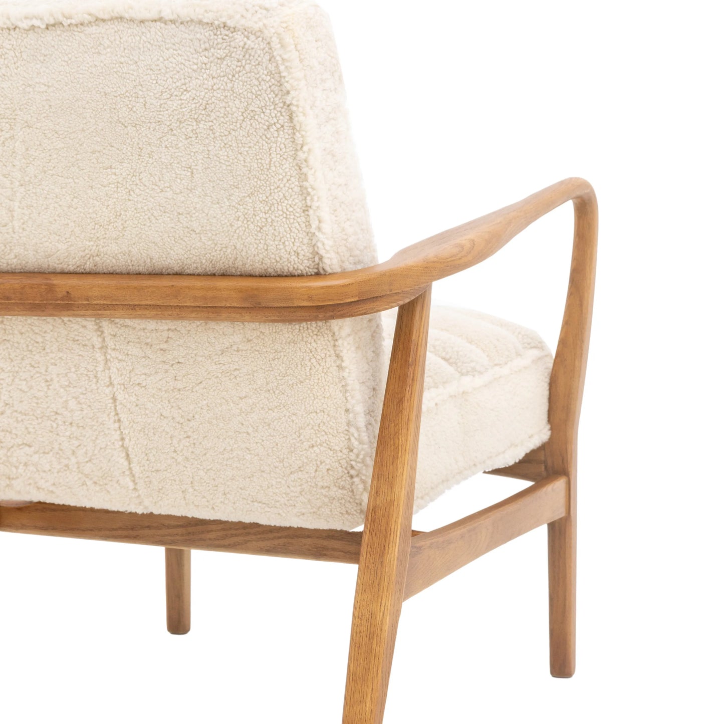 Gallery Direct Datsun Armchair in Cream Sheepskin