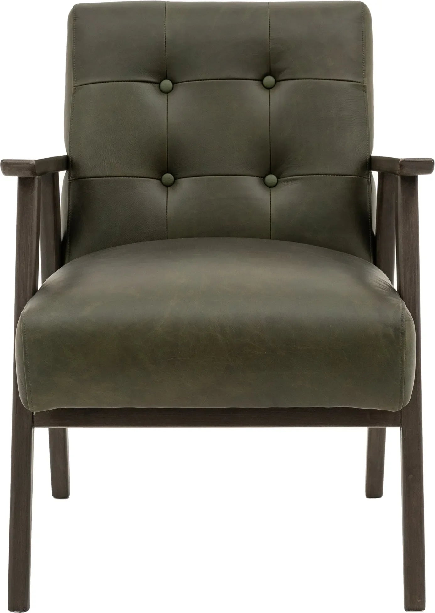 Gallery Direct Blackhall Armchair in Heritage Green Leather