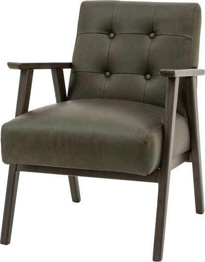 Gallery Direct Blackhall Armchair in Heritage Green Leather