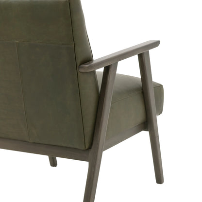 Gallery Direct Blackhall Armchair in Heritage Green Leather