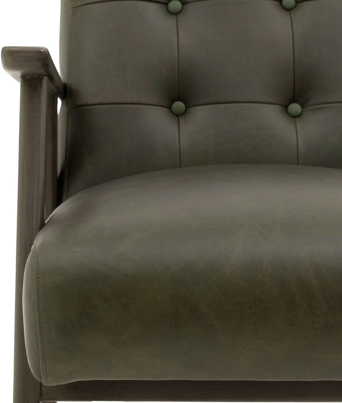 Gallery Direct Blackhall Armchair in Heritage Green Leather