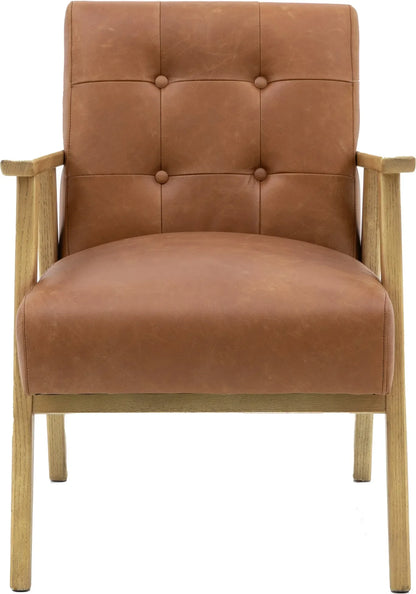 Gallery Direct Blackhall Armchair in Antique Brown Leather