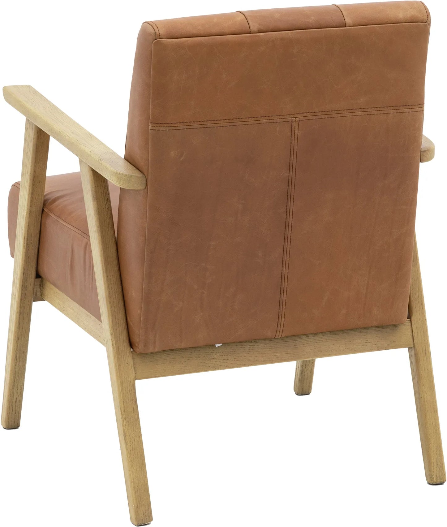 Gallery Direct Blackhall Armchair in Antique Brown Leather