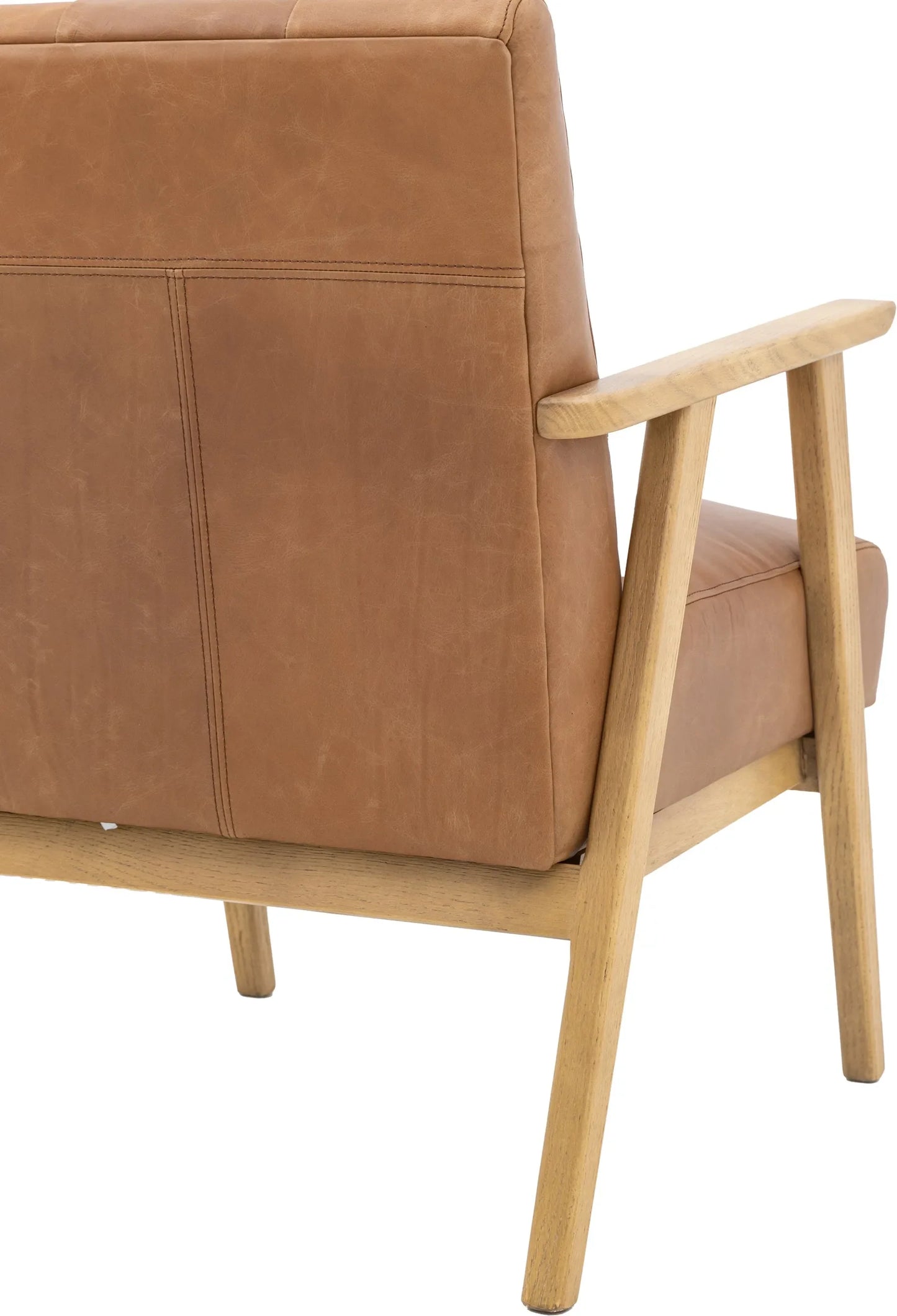 Gallery Direct Blackhall Armchair in Antique Brown Leather