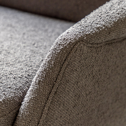 Gallery Direct Brompton Armchair in Dark Grey Linen Fabric