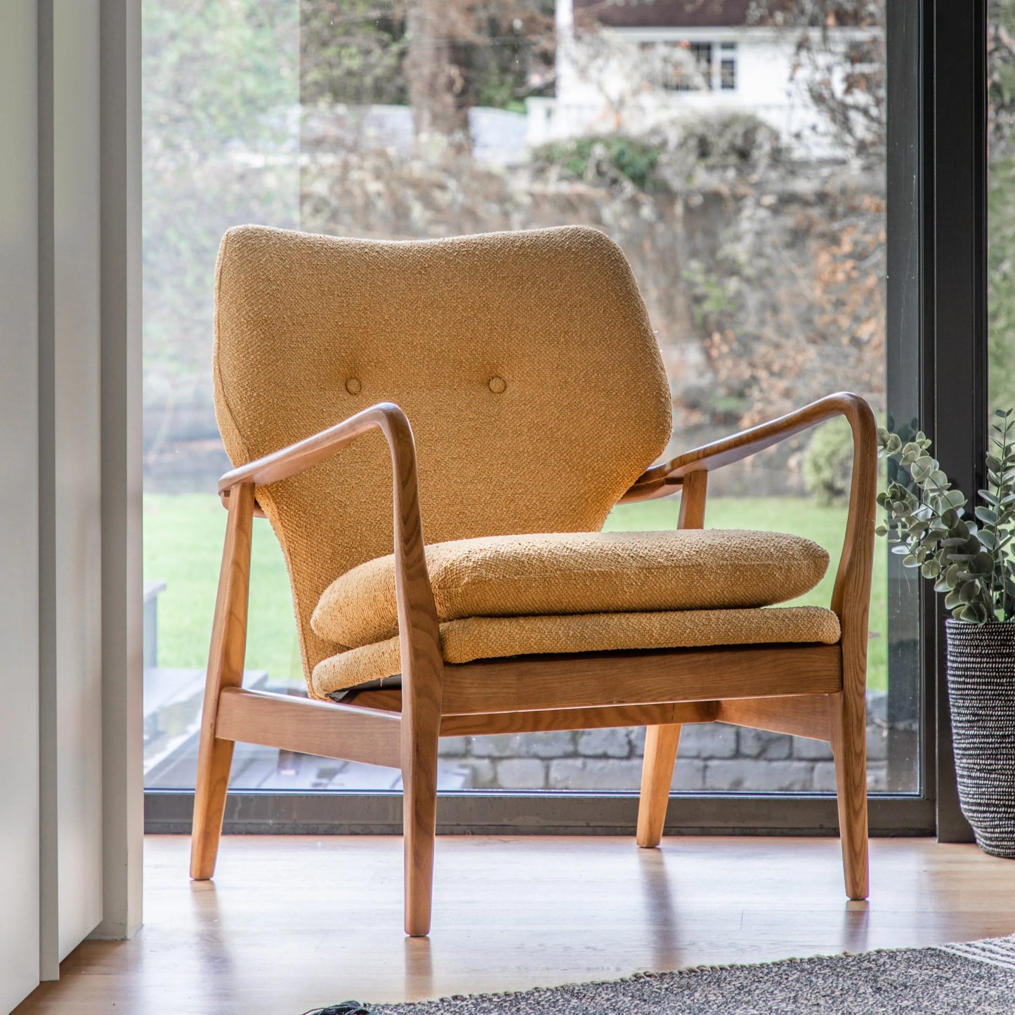Gallery Direct Jensen Armchair in Ochre