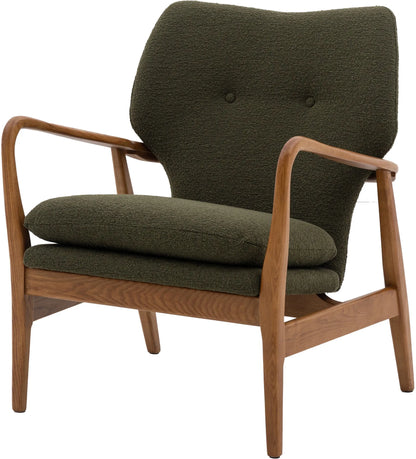 Gallery Direct Jensen Armchair in Green