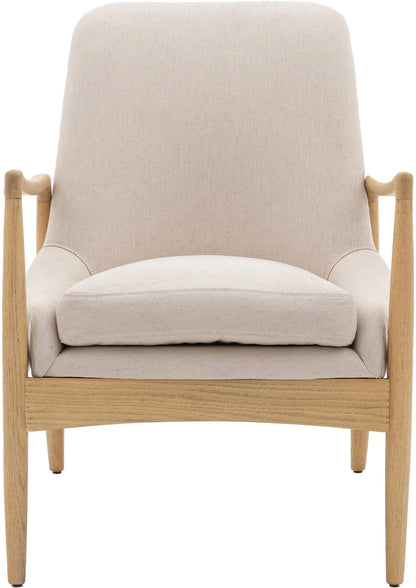 Gallery Direct Carrera Armchair in Natural Linen