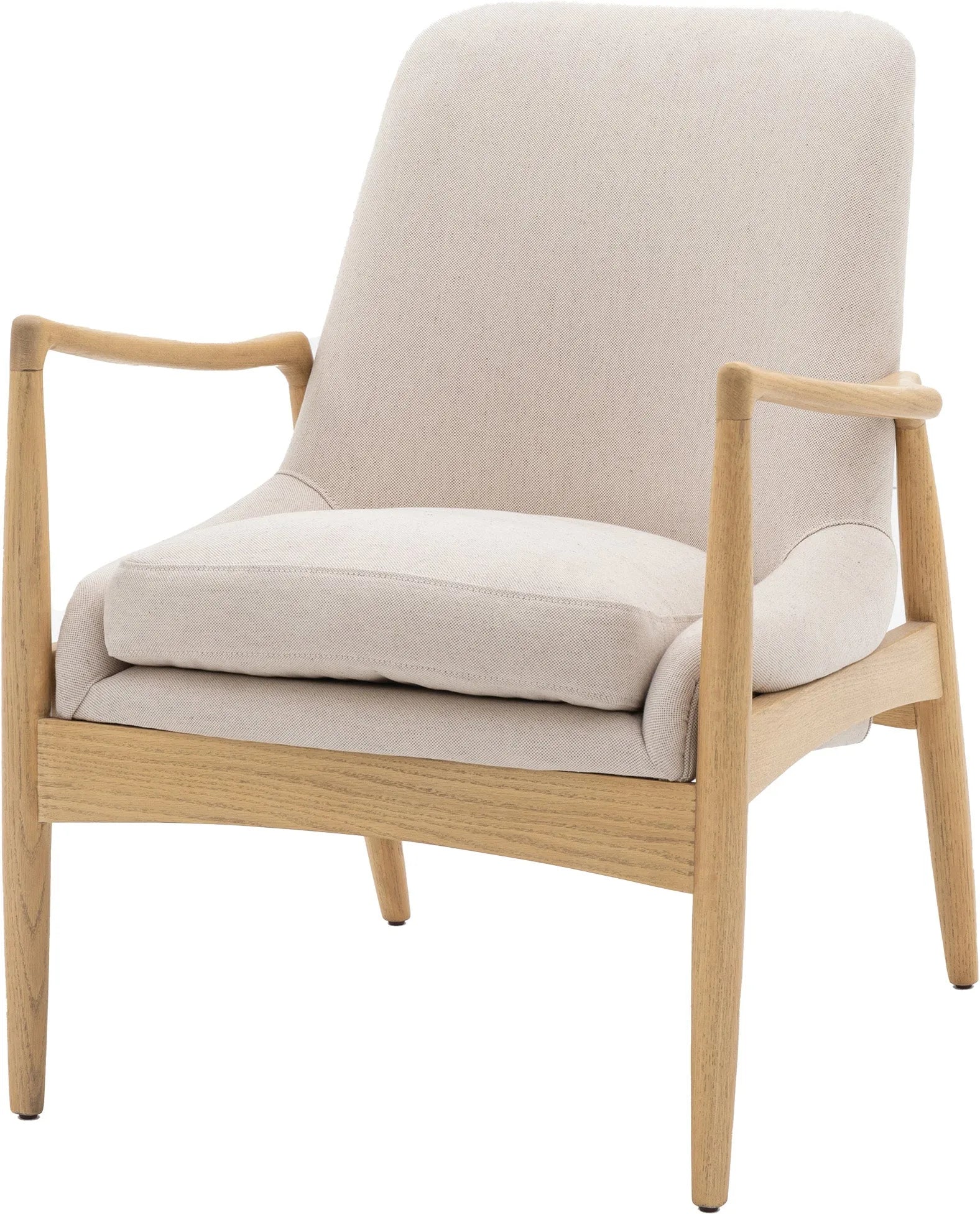 Gallery Direct Carrera Armchair in Natural Linen