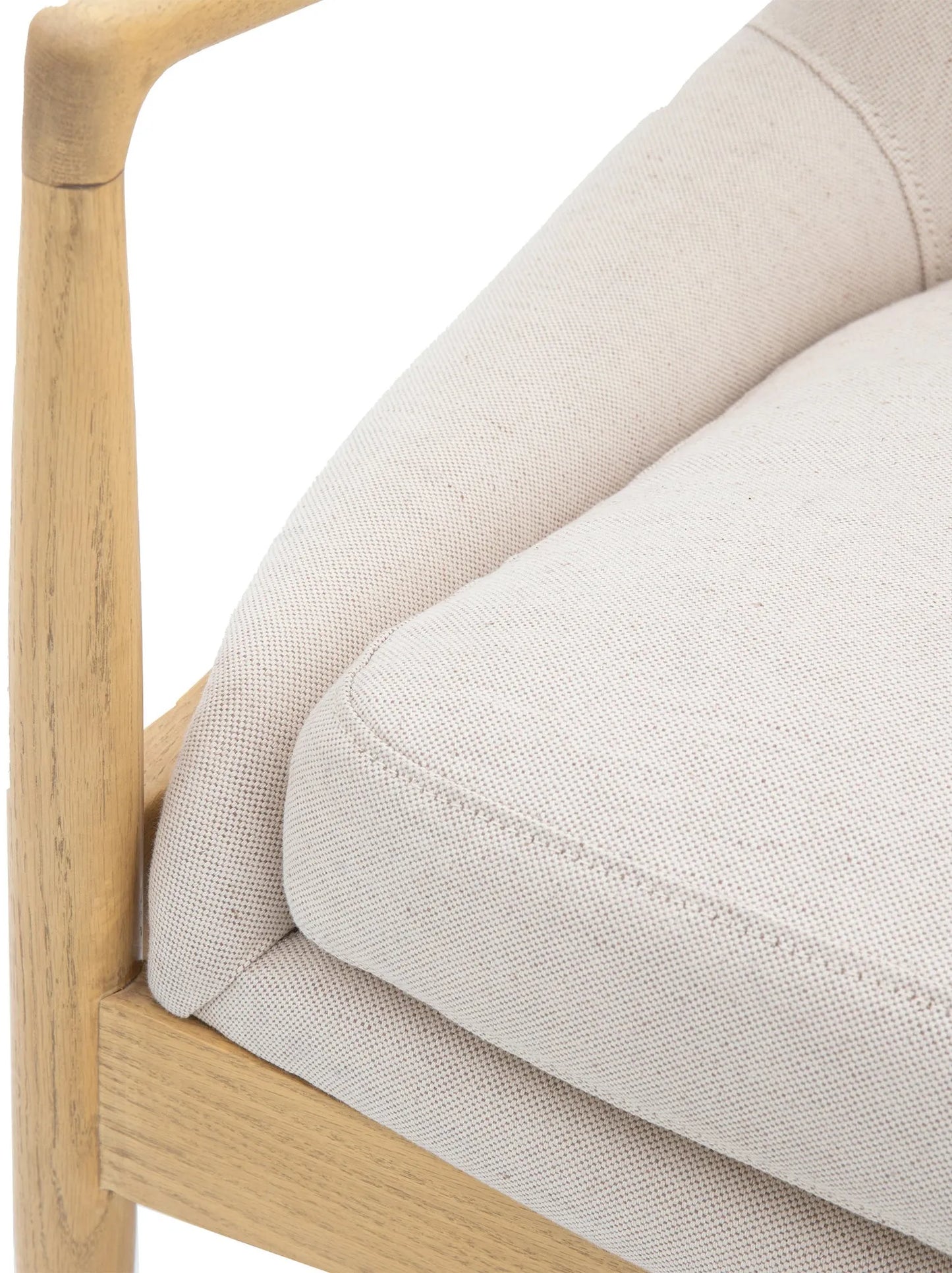 Gallery Direct Carrera Armchair in Natural Linen